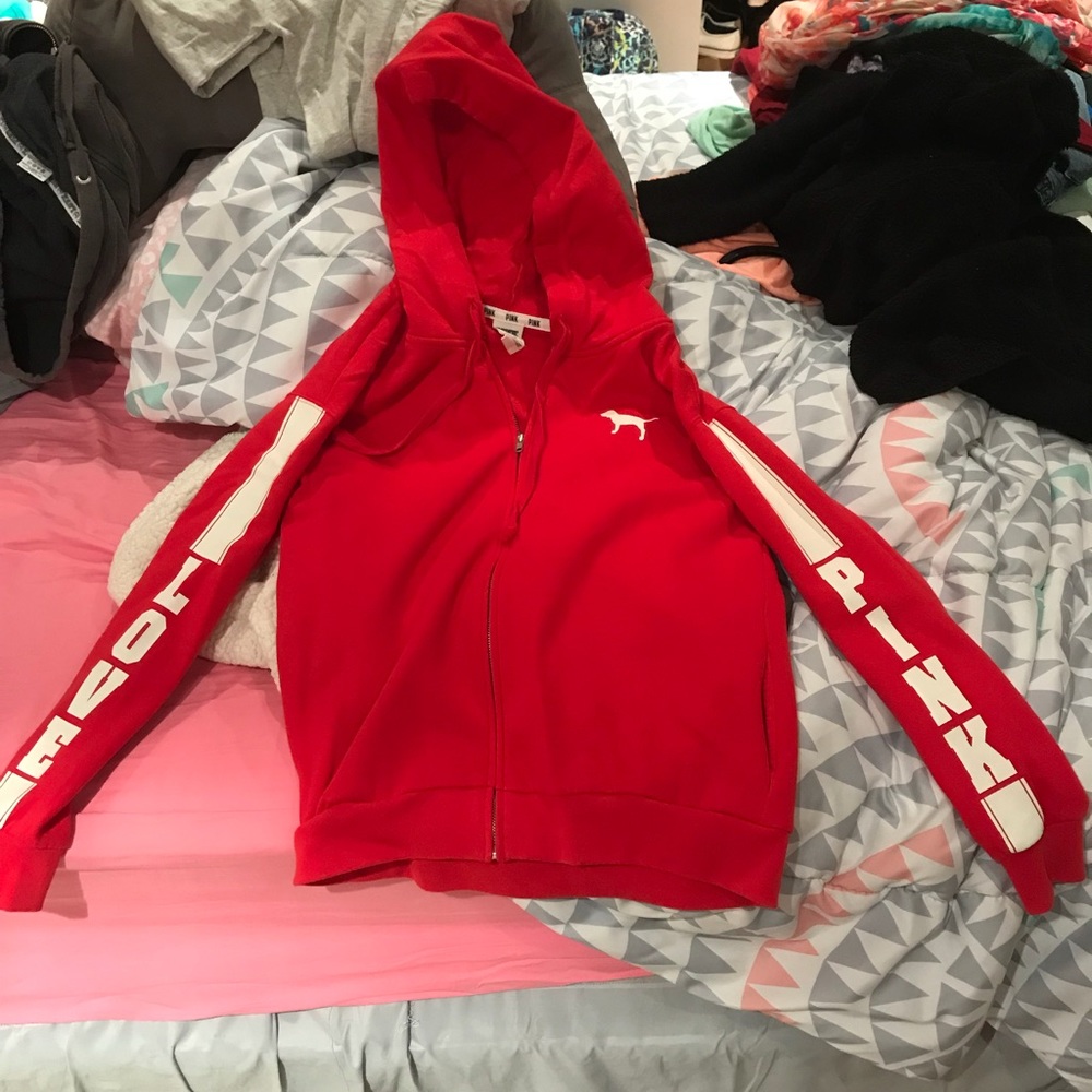 PINK Victoria’s Secret Hooded Zipper Sweatshirt